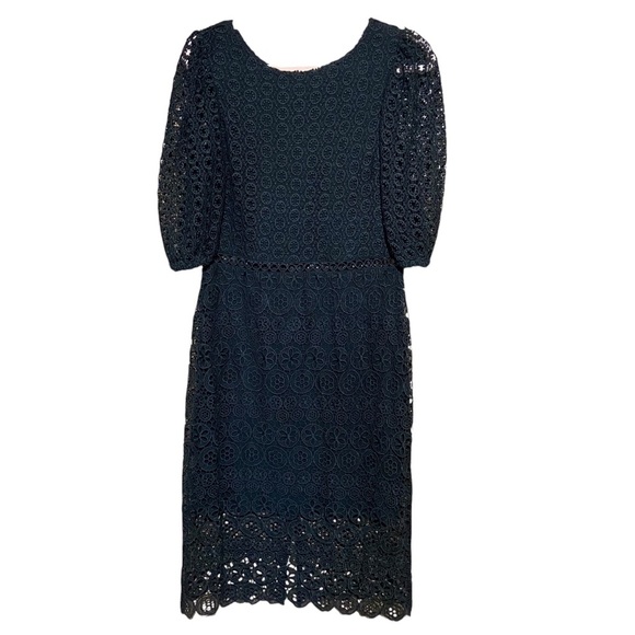 Express Crochet‎ Eyelet Black Dress Size Medium - Picture 1 of 8